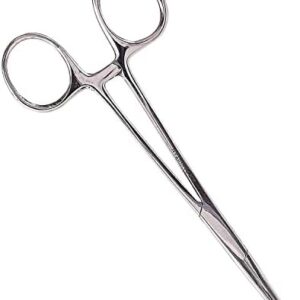 MABIS Kelly Forceps, Medical Forceps, Locking Forceps, Silver, 5.5"  Industrial & Scientific