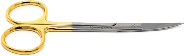 Iris Micro Dissecting Scissors 4.5" Curved Fine Point - Perfect for Doctors, Nurses, EMS, Students, Education & Training and More (Silver)  Industrial & Scientific - Image 10