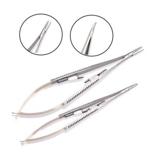 Dental Chirurgische Kieferorthopädische Implantat Castroviejo Nadelhalter Pinzette Dental Zangen