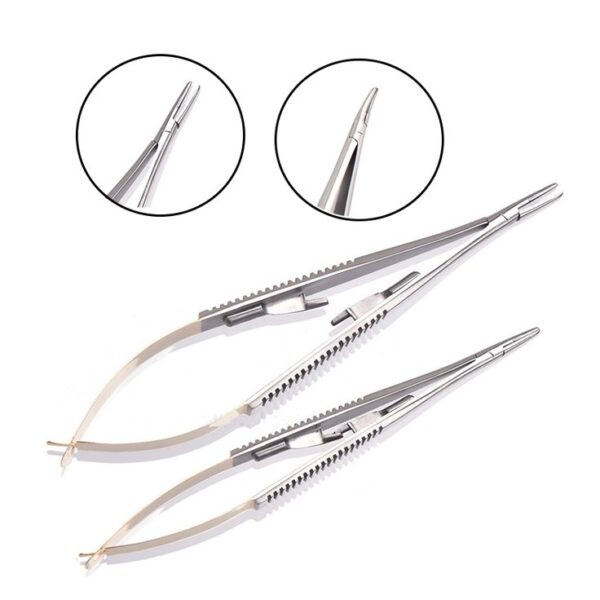 Dental Chirurgische Kieferorthopädische Implantat Castroviejo Nadelhalter Pinzette Dental Zangen