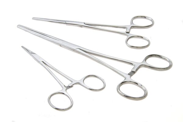 Apical 6-Piece Hemostat Forceps Set - Stainless Steel Straight & Curved Clamps, 6 Piece Multi-Purpose Locking Forceps for Fishing, Crafts, Medical, and Hobby Use (8", 6.25" and 5")  Industrial & Scientific - Image 13