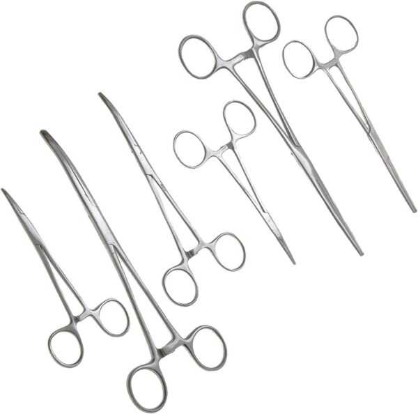 SURGICAL ONLINE Ultimate Hemostat Set, 6 Piece Ideal for Hobby Tools, Electronics, Fishing and Taxidermy (8", 6.25" and 5")  Industrial & Scientific - Image 7