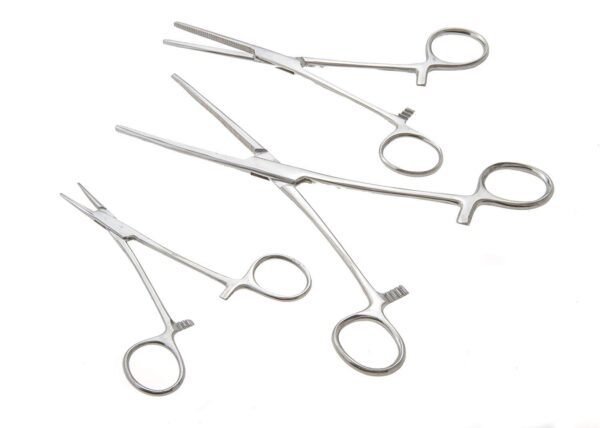 Apical 6-Piece Hemostat Forceps Set - Stainless Steel Straight & Curved Clamps, 6 Piece Multi-Purpose Locking Forceps for Fishing, Crafts, Medical, and Hobby Use (8", 6.25" and 5")  Industrial & Scientific - Image 14