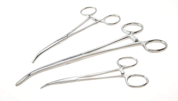 Apical 6-Piece Hemostat Forceps Set - Stainless Steel Straight & Curved Clamps, 6 Piece Multi-Purpose Locking Forceps for Fishing, Crafts, Medical, and Hobby Use (8", 6.25" and 5")  Industrial & Scientific - Image 11
