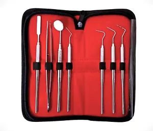 Dental Oral scaler pick Teeth Set Kit Mirror and handle Non Magnet Dental